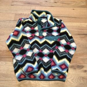 Girls Patagonia Aztec Pullover